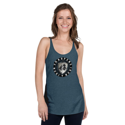 Women's Racerback IRON SHARPENS IRON tank