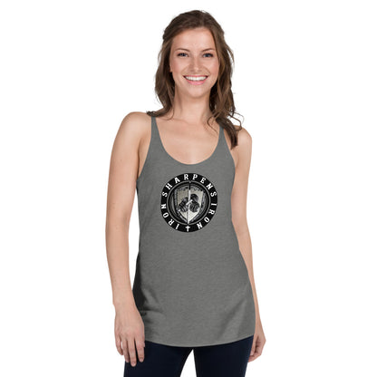 Women's Racerback IRON SHARPENS IRON tank