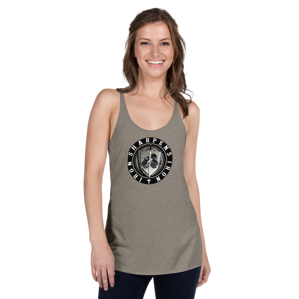 Women's Racerback IRON SHARPENS IRON tank